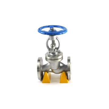 JKTL hot sale gas medium DIN standard bellow seal 2 300lb wcb globe valve flanged